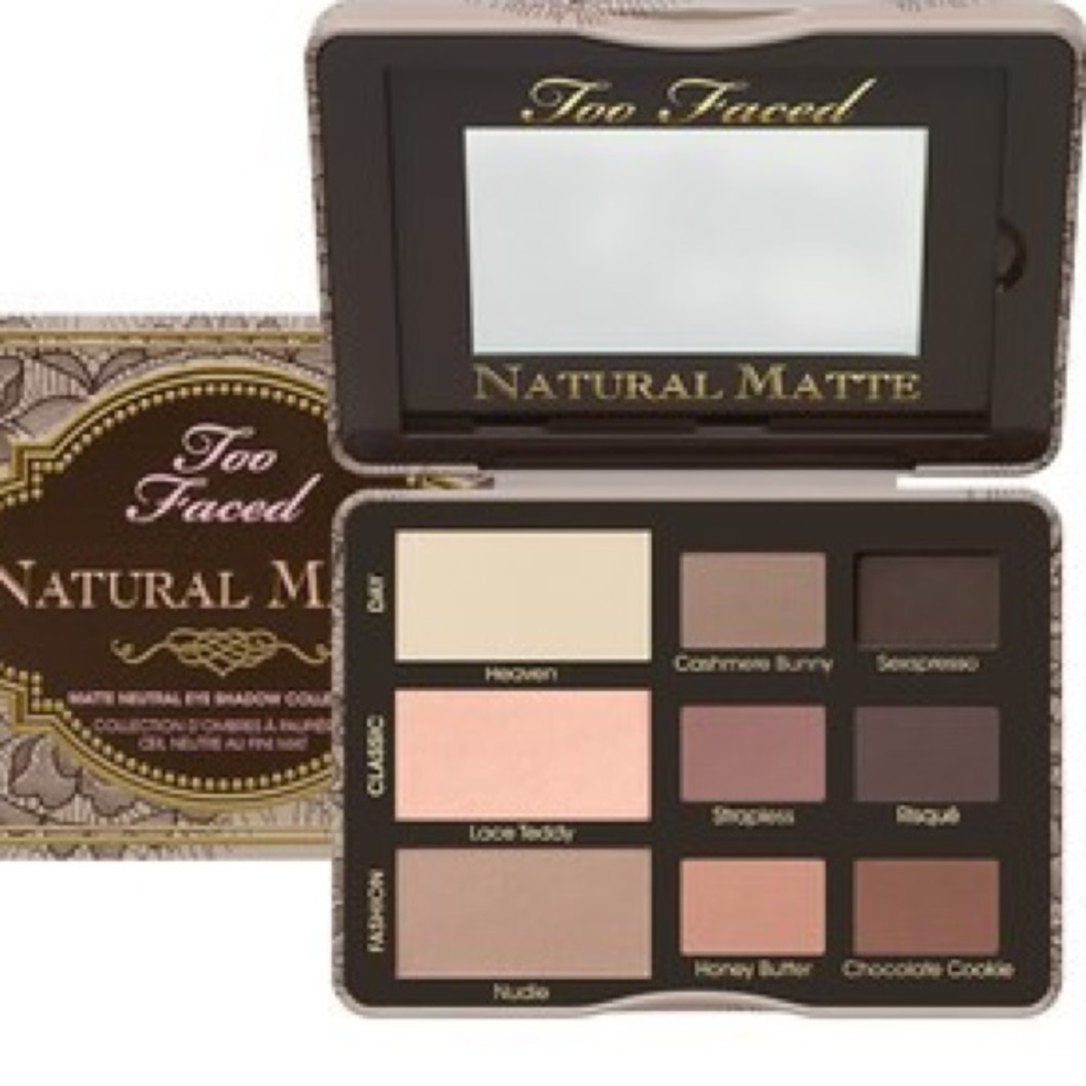 Too Faced Natural eye look matte eye palette BNWT